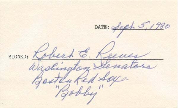 Robert E Gunner REEVES / Signature and Credentials Signed