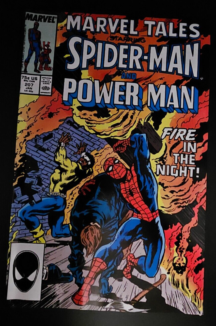 MARVEL TALES Starring SPIDER-MAN # 207 1986 RAW Reprint: Marvel Team Up #75
