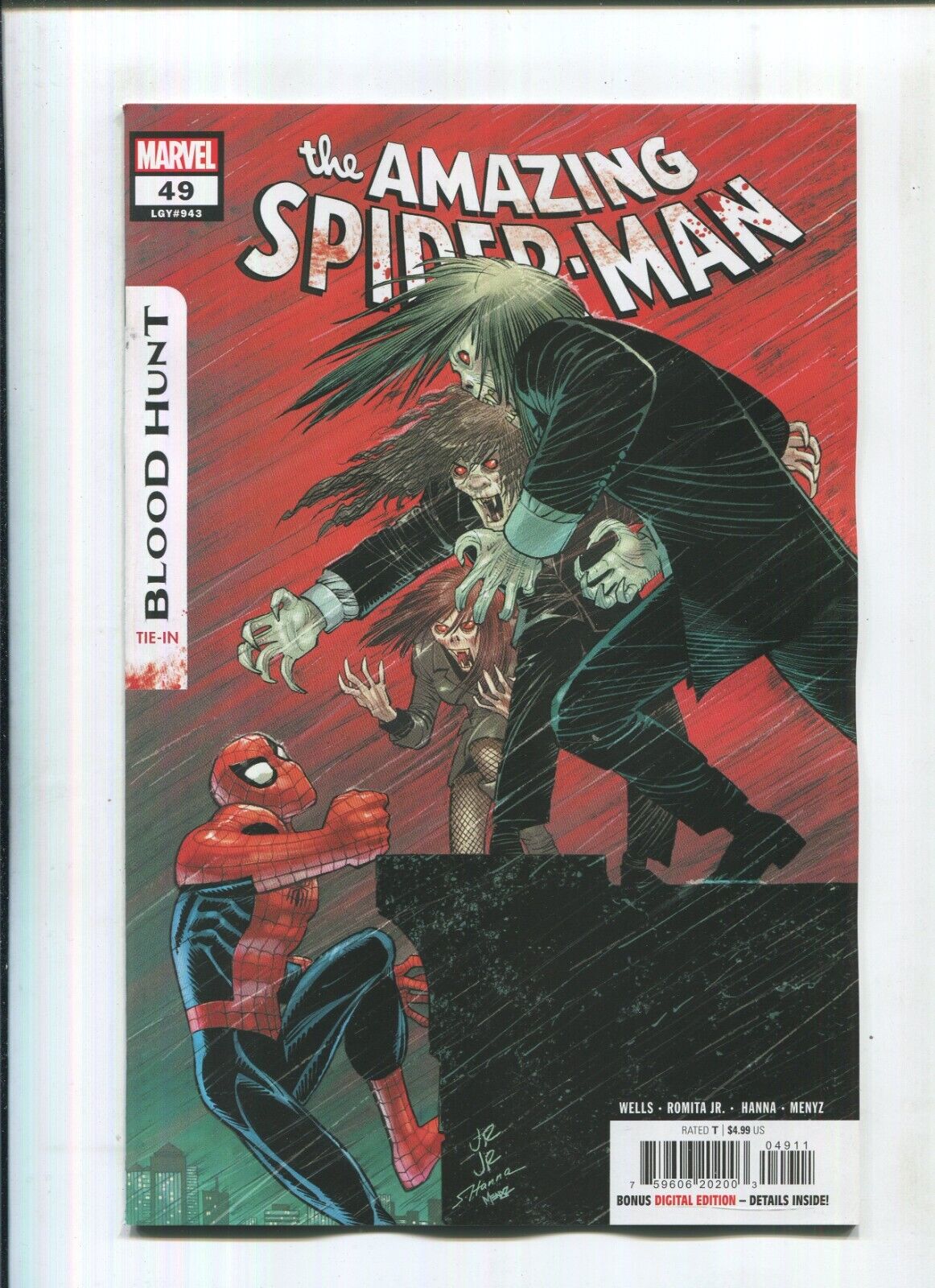 AMAZING SPIDER-MAN #49 - JOHN ROMITA JR. MAIN COVER - MARVEL COMICS/2024