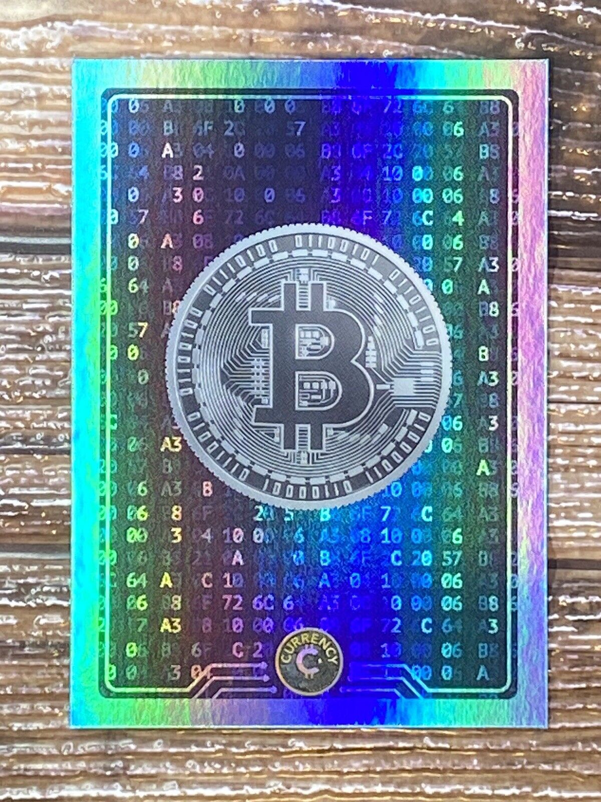 2022 Cardsmiths Currency Series 1 1st Edition #10 Bitcoin Crystal Sparkle Card