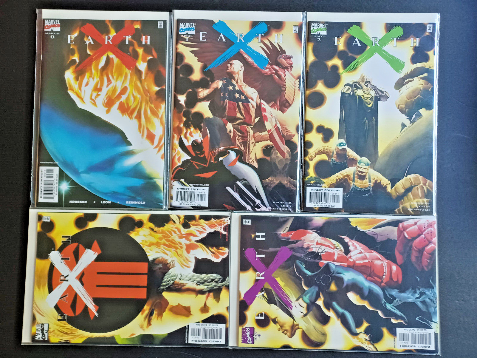 Earth X # 0 1- 12, X & Special Edition 1st Shalla Bal Silver Surfer - NM