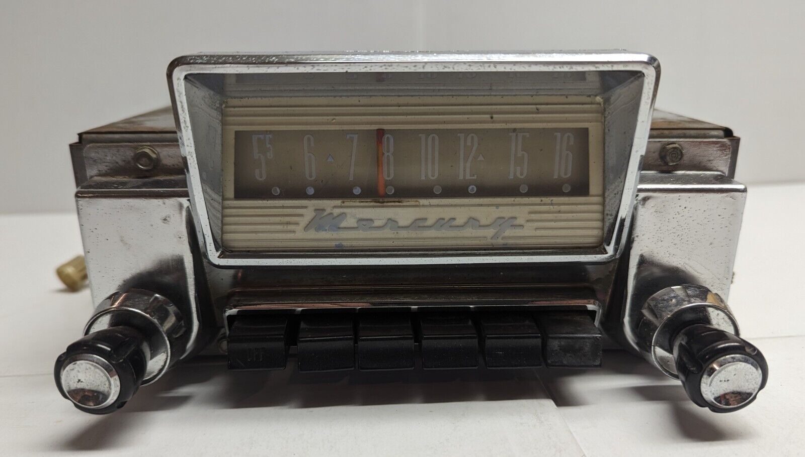 Mercury 1955-56 Custom, Monterey, Montclair AM PB radio 6V Bendix 5BM 1955 Radio