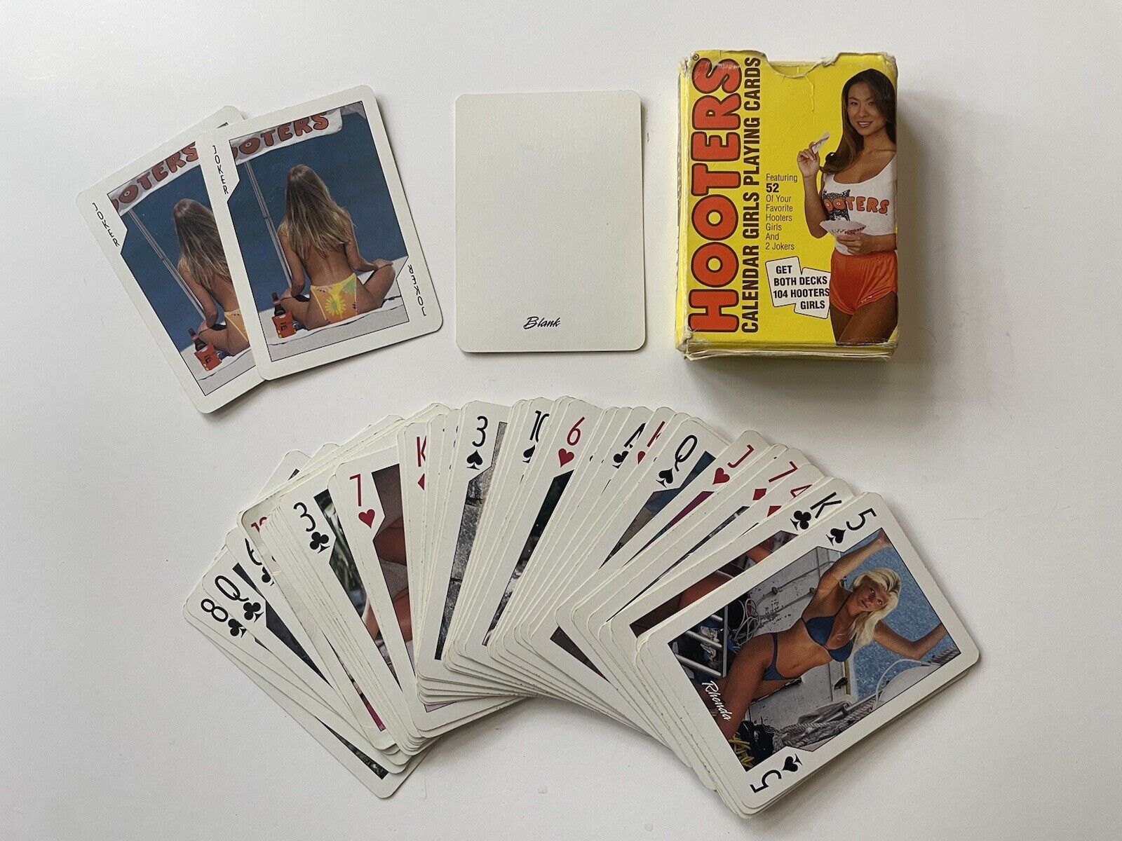 2000 Hooters Calendar Girls Playing Card Set 5th Edition Series 2 - Complete Set