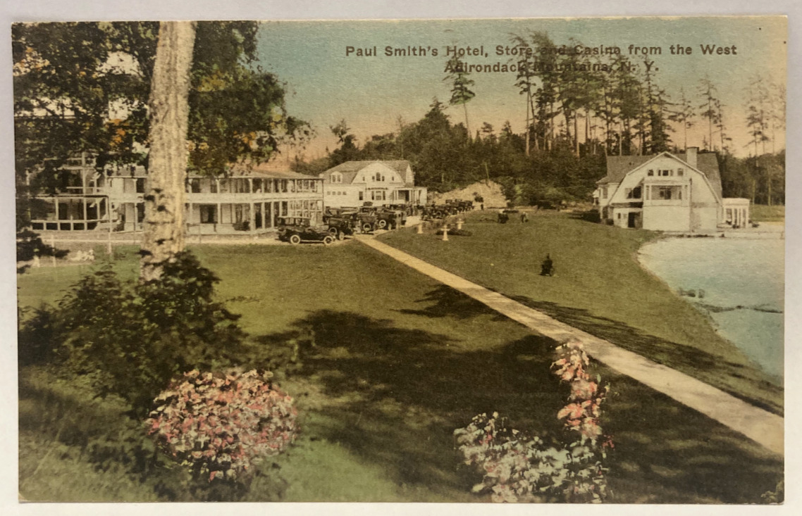 Paul Smith\'s Hotel, Store and Casino, Adirondack Mountains Hand-Colored Postcard