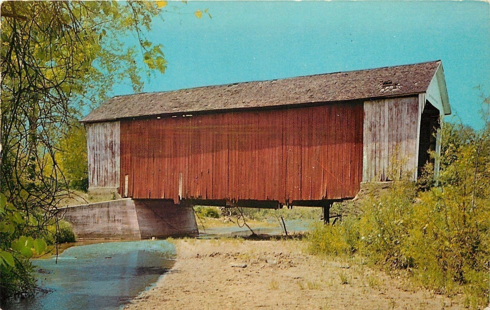 Montezuma-Rockville Indiana~Phillips Bridge~Big Pond Creek Est 1909~1950