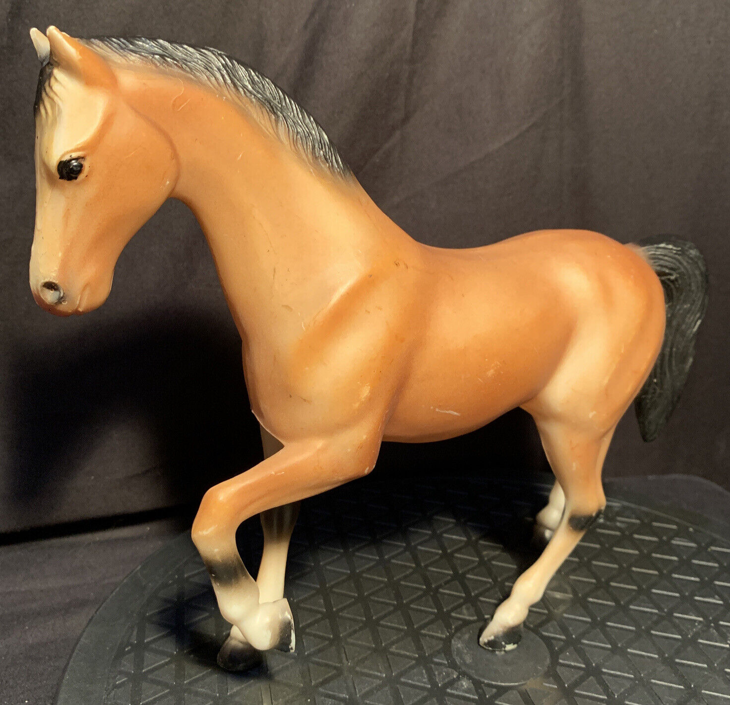 Vintage Toy Model Horse Made in Hong Kong 8 inches Tall Collectible Horse