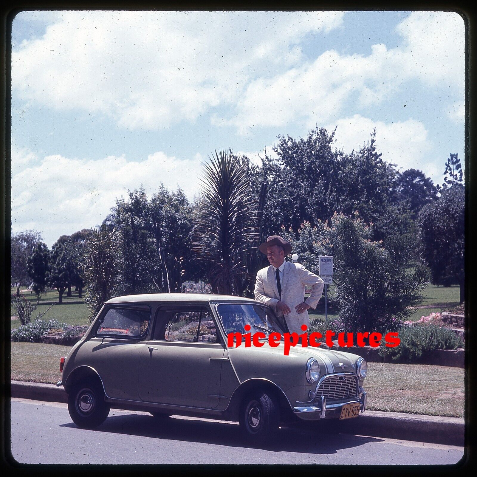MINI 1960s British Motor Car Company Sydney Australia Medium Format slide