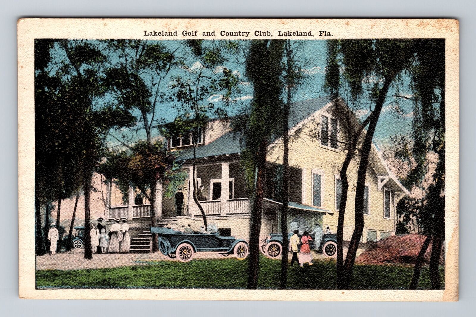 Lakeland FL-Florida, Lakeland Golf and Country Club, Antique Vintage Postcard
