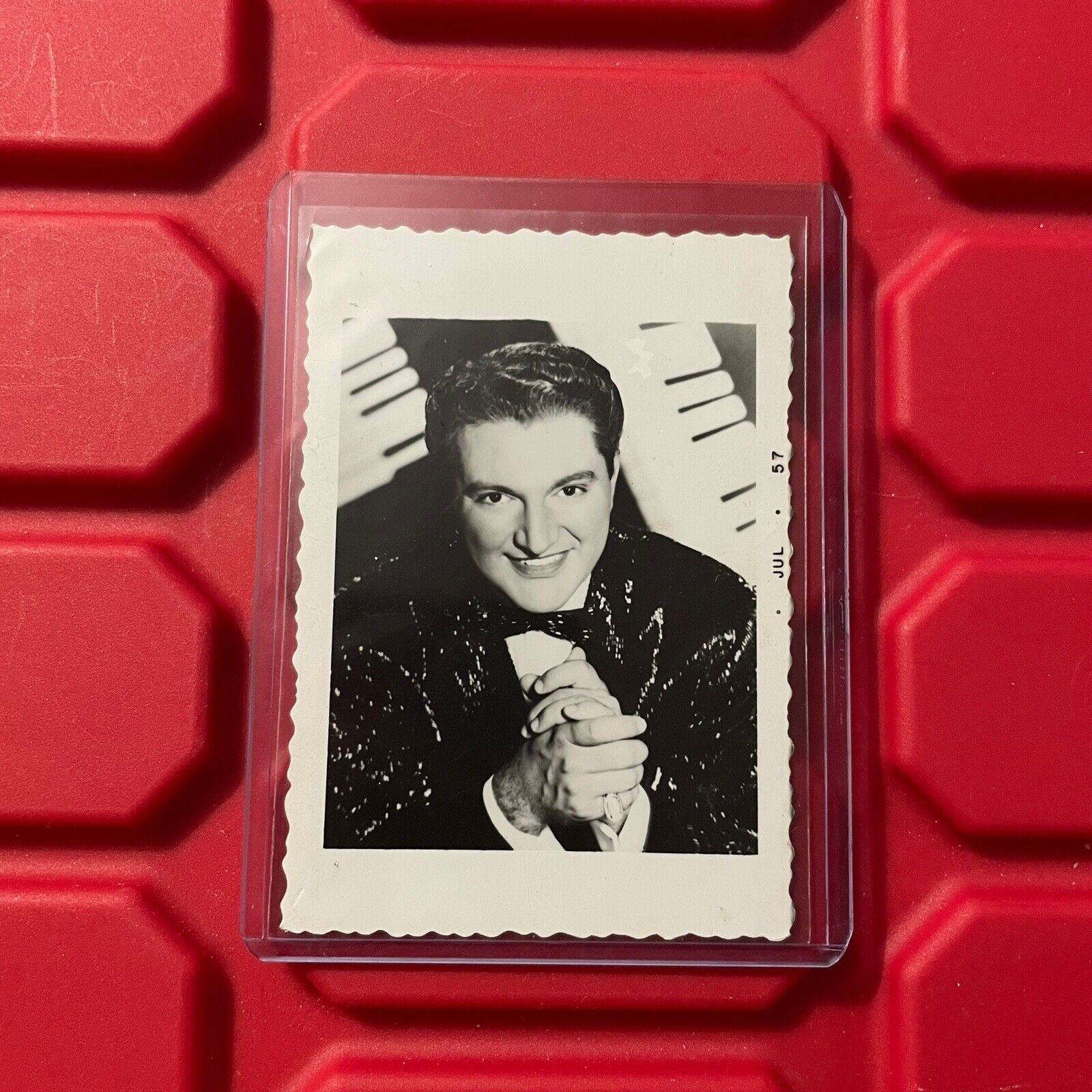 Liberace Photograph From His Personal Collection With Handwritten Message 1957