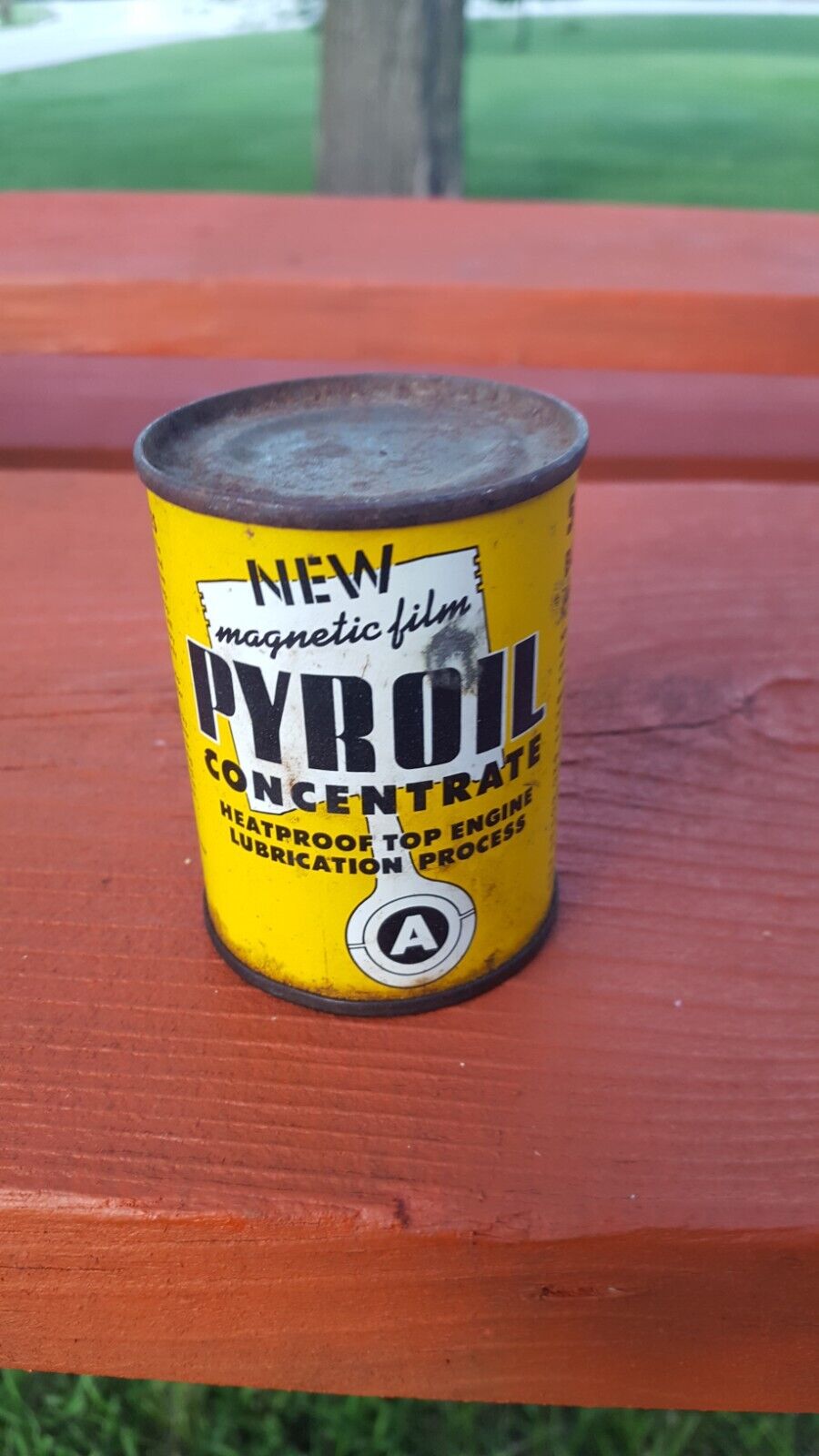 Vintage NOS Pyroil A Concentrate 4oz Full in Sealed Can