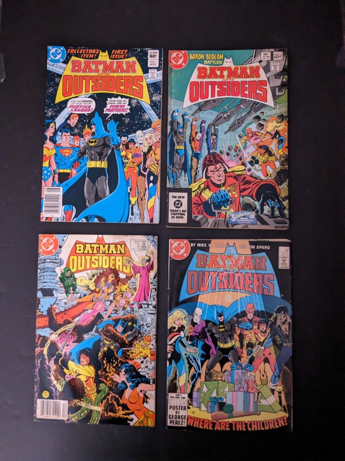 Batman And The Outsiders Book Lot   - Geo-Force - Black Lightning - DC Comics 