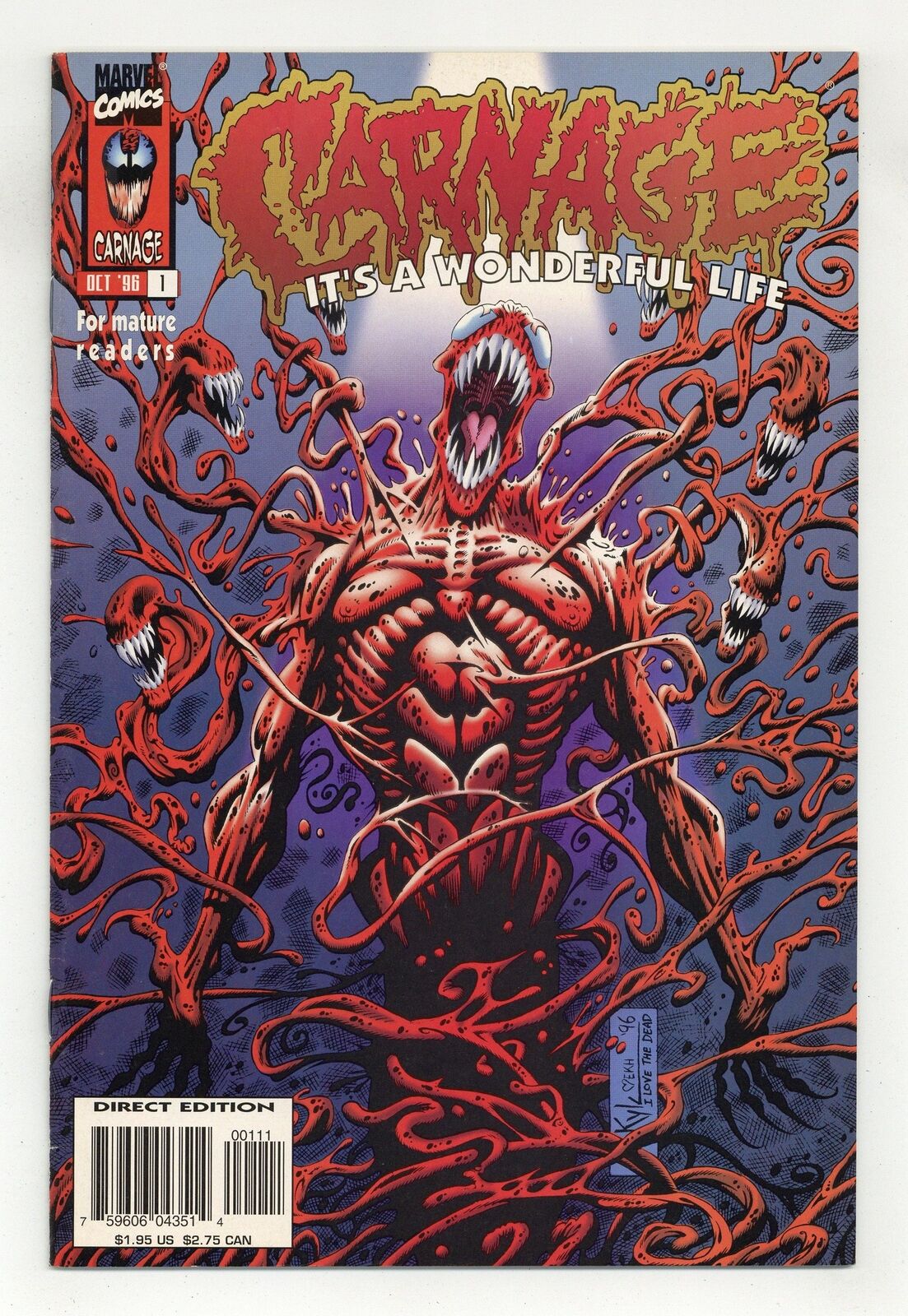 Carnage It\'s a Wonderful Life #1 FN+ 6.5 1996
