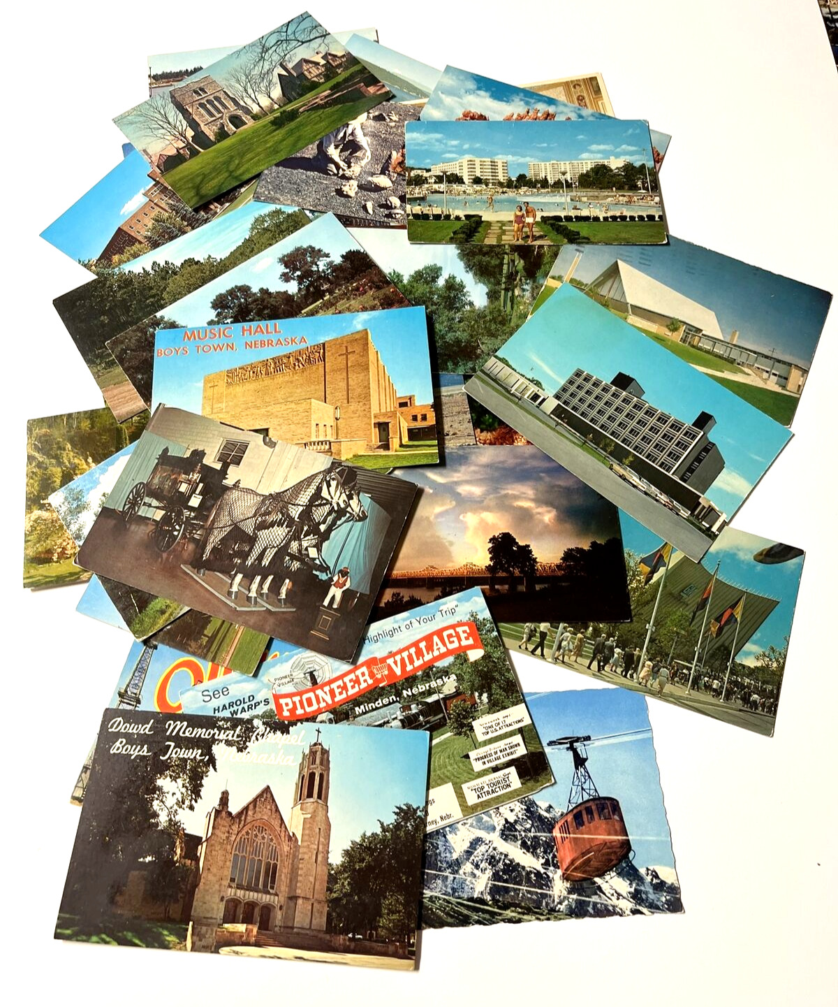 Vintage Used & Unused. Lot of 50 USA Postcards.❤️ Our Customers