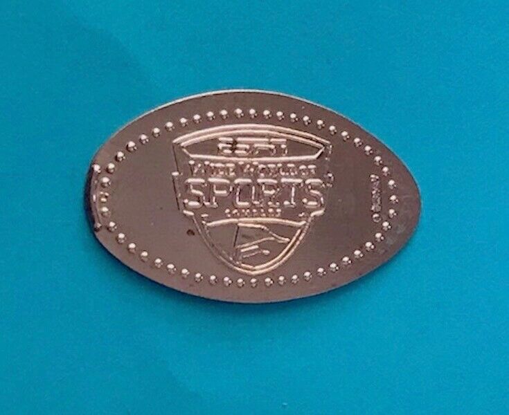 ESPN WIDE WORLD of SPORTS COMPLEX LOGO ELONGATED SMASHED PRESSED PENNY