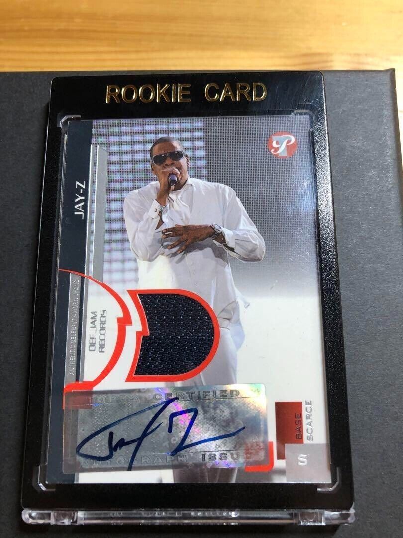 Jay-Z 2005 Topps NBA Rookie Card Autograph