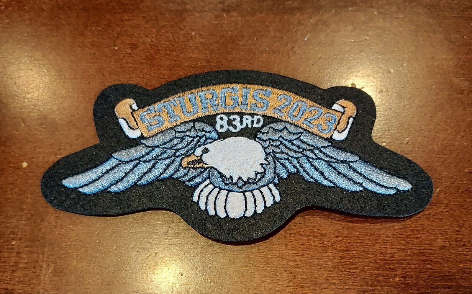 2023 83rd Anniv. Sturgis Rally Official Eagle Wing Patch
