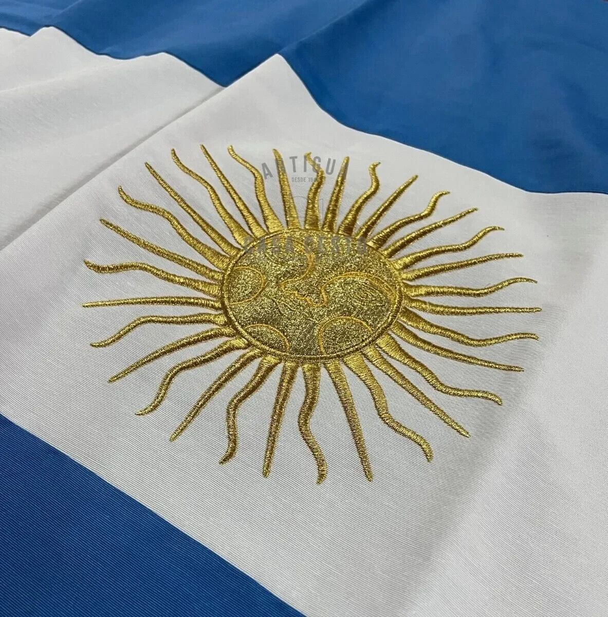 Bandera De Ceremonia Argentina 90x140cm (Argentina Ceremonial Flag 90×140 cm)