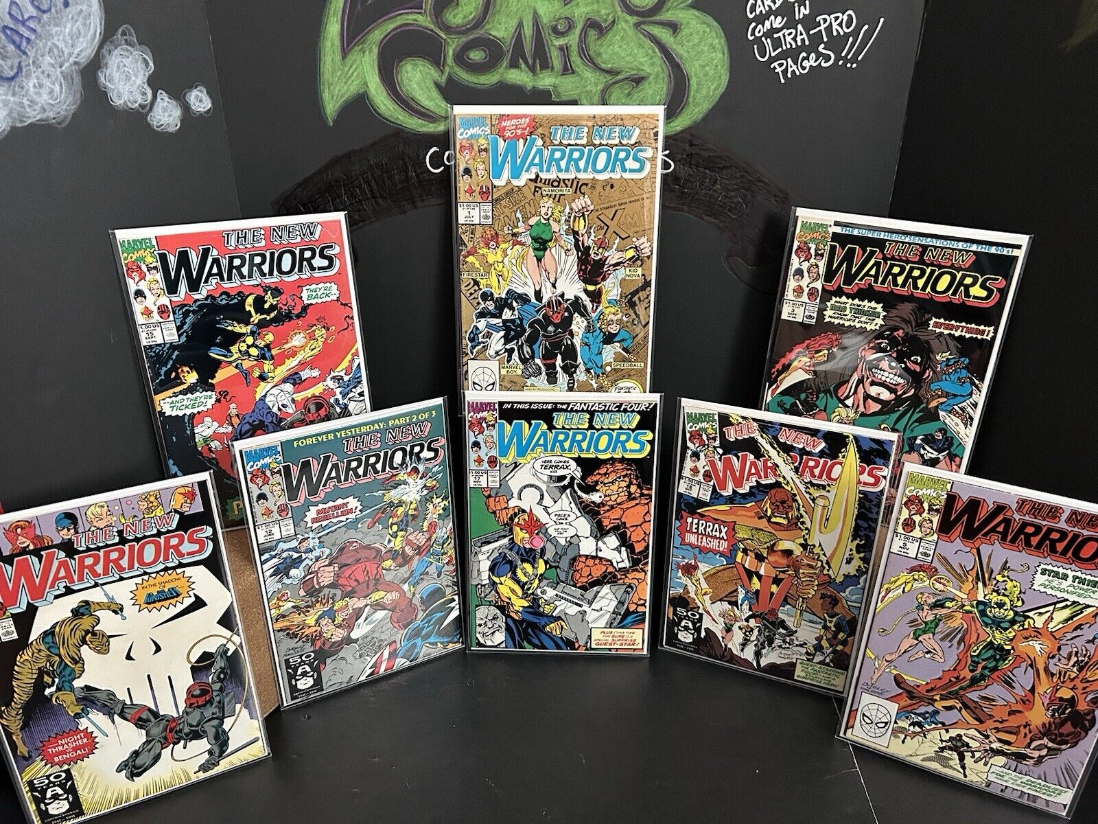 New Warriors Comic Book Lot 8 Marvel Comics (1-17)