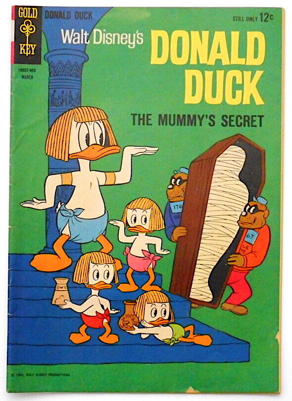 Walt Disney's Donald Duck THE MUMMY'S SECRET March 1964 No. 403 Comic Book 