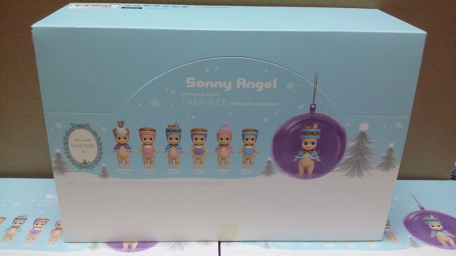 Sonny Angel Christmas Ornament Laduree Patisserie Collection 2015 6pcs
