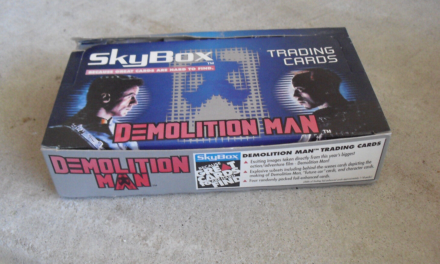 1993 Skybox Demolition Man Movie Cards Sealed Box 36 Packs
