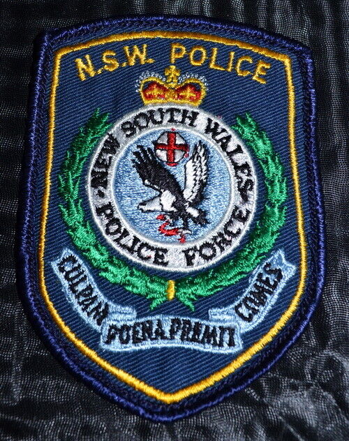 New South Wales Australia Police Force Patch-Free Shipping
