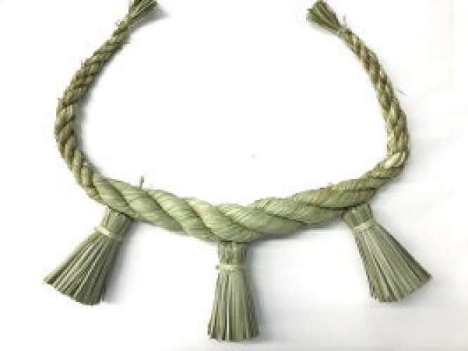 NEW Shimenawa a sacred rope sacred Shinto rope of rice straw Craftsman creation