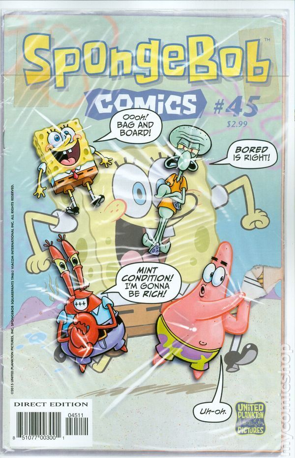 Spongebob Comics #45 NM 2015 Stock Image