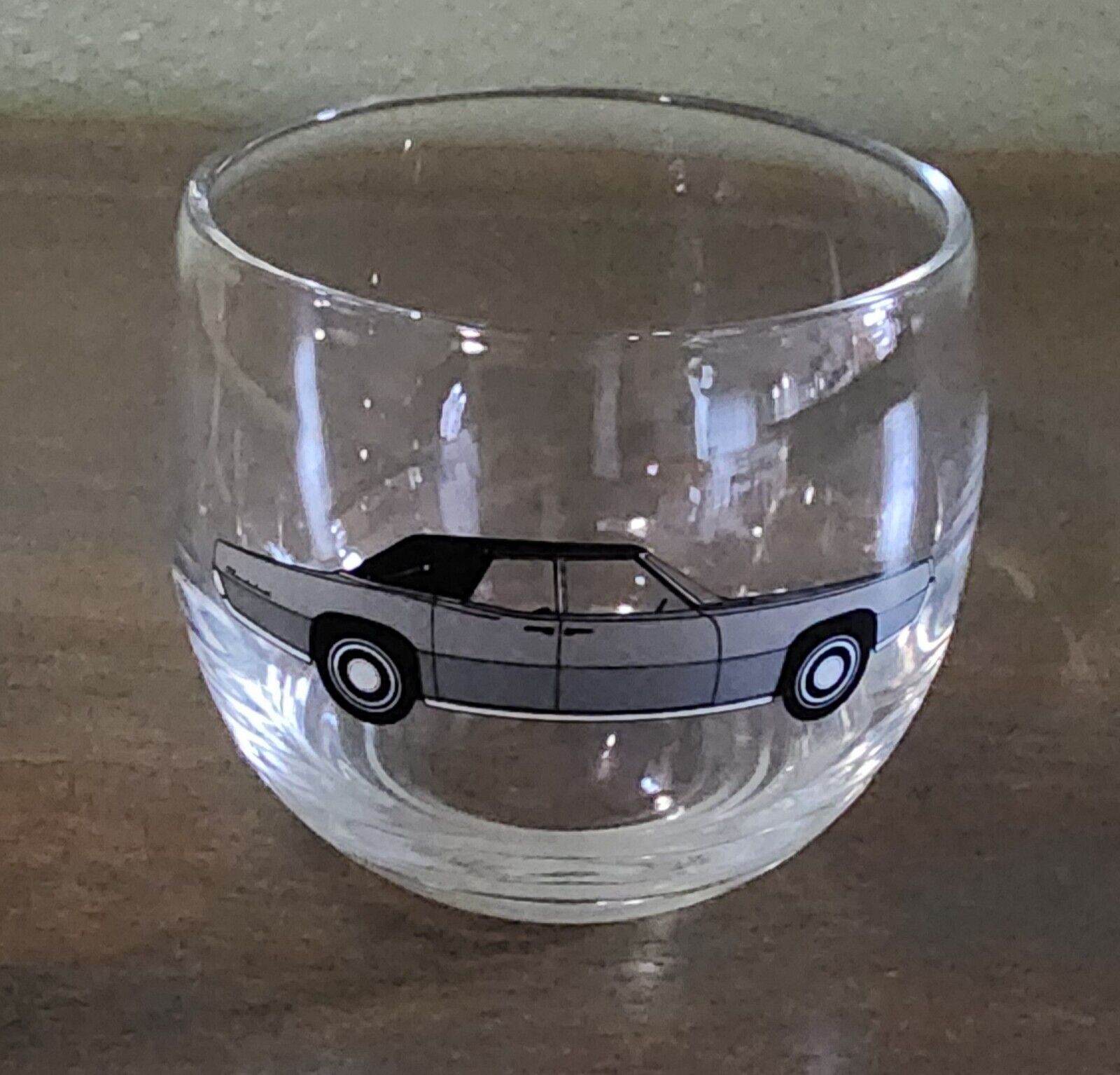 1960s Chevrolet original dealership salesmans promo glass