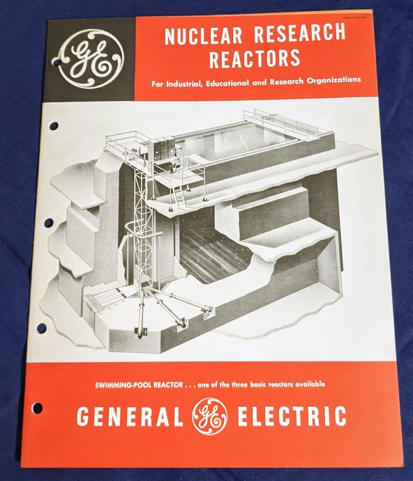 1956 Booklet NUCLEAR RESEARCH REACTORS 3 Types GENERAL ELECTRIC GEA-6326B