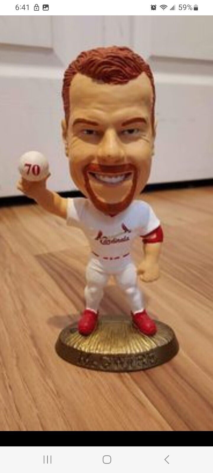 Mark McGwire 1999 Equity Sports 7 Inch Figurine Baseball MLB #70 Cardinals