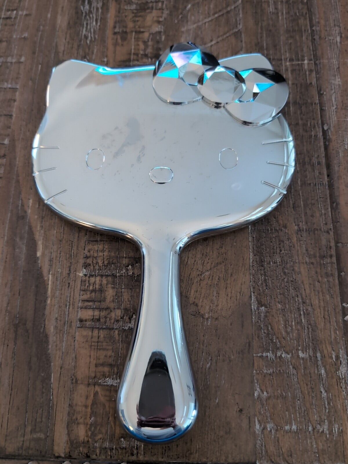 Silver Hello Kitty Sanrio Sephora Handheld Make Up Mirror