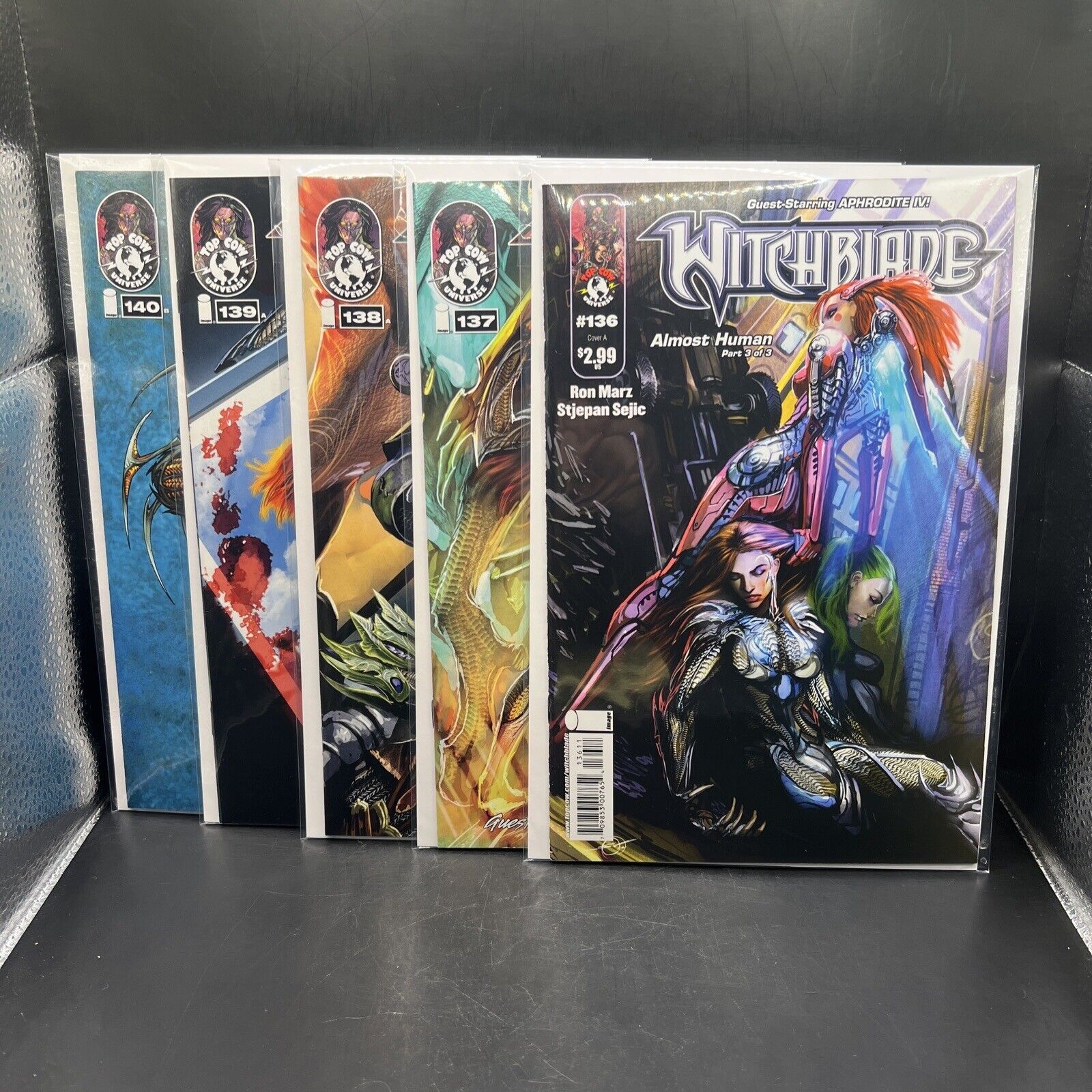 TOP COW/IMAGE WITCHBLADE Issue #’s 136 137 138 139 & 140. 5 Book Lot. (B27)(12)