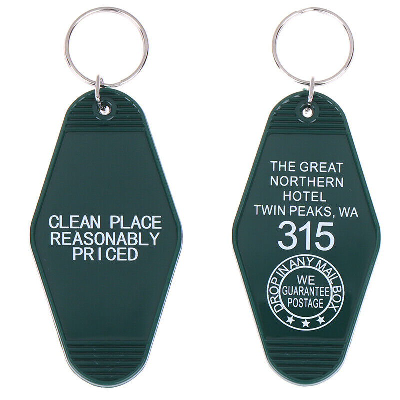 Twin Peaks Key chains The Great Northern Hotel Room # 315 Key Tag Keyring~gw WY4
