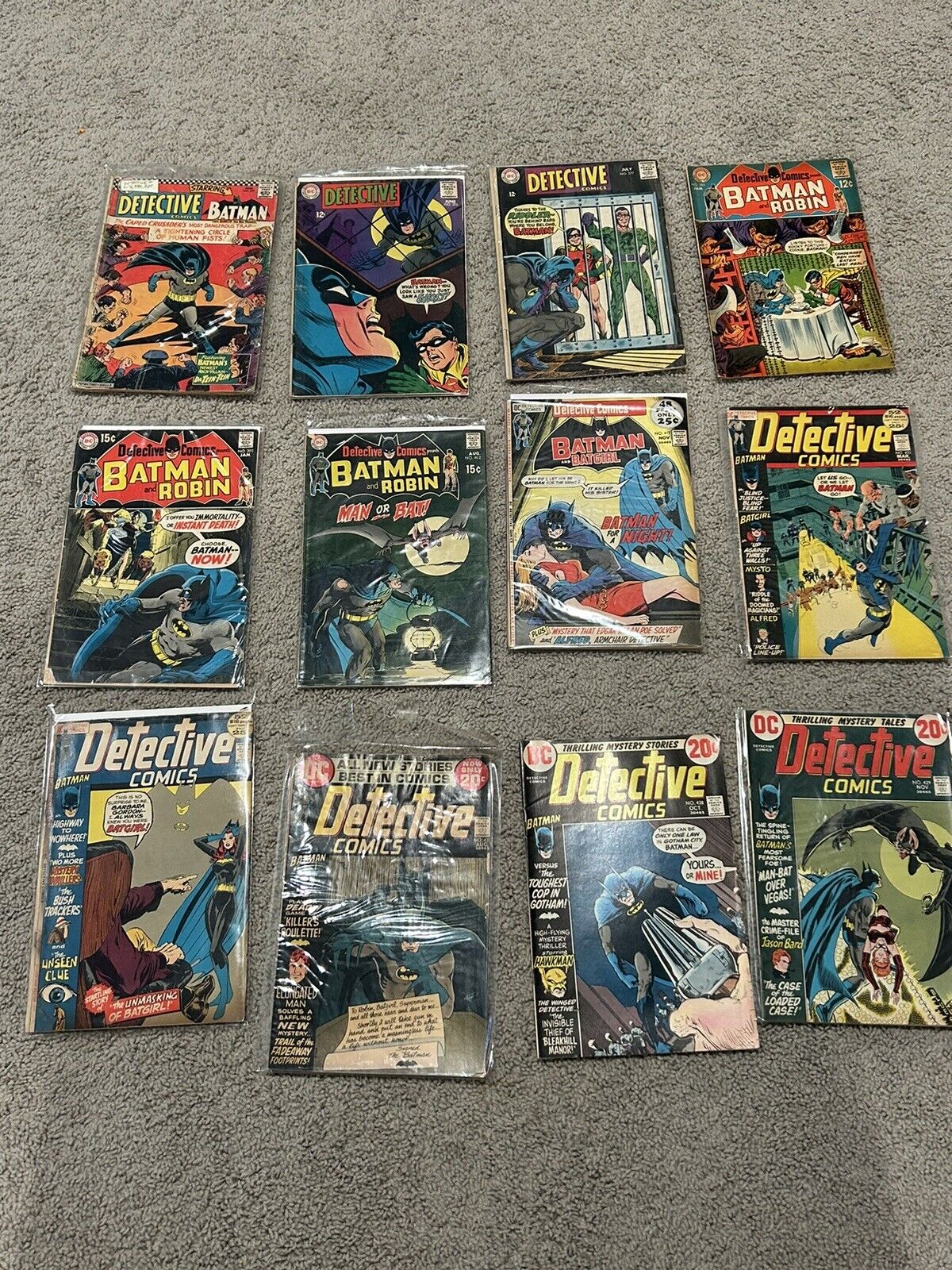 Lot of 14 Detective Comics from 354 to 429