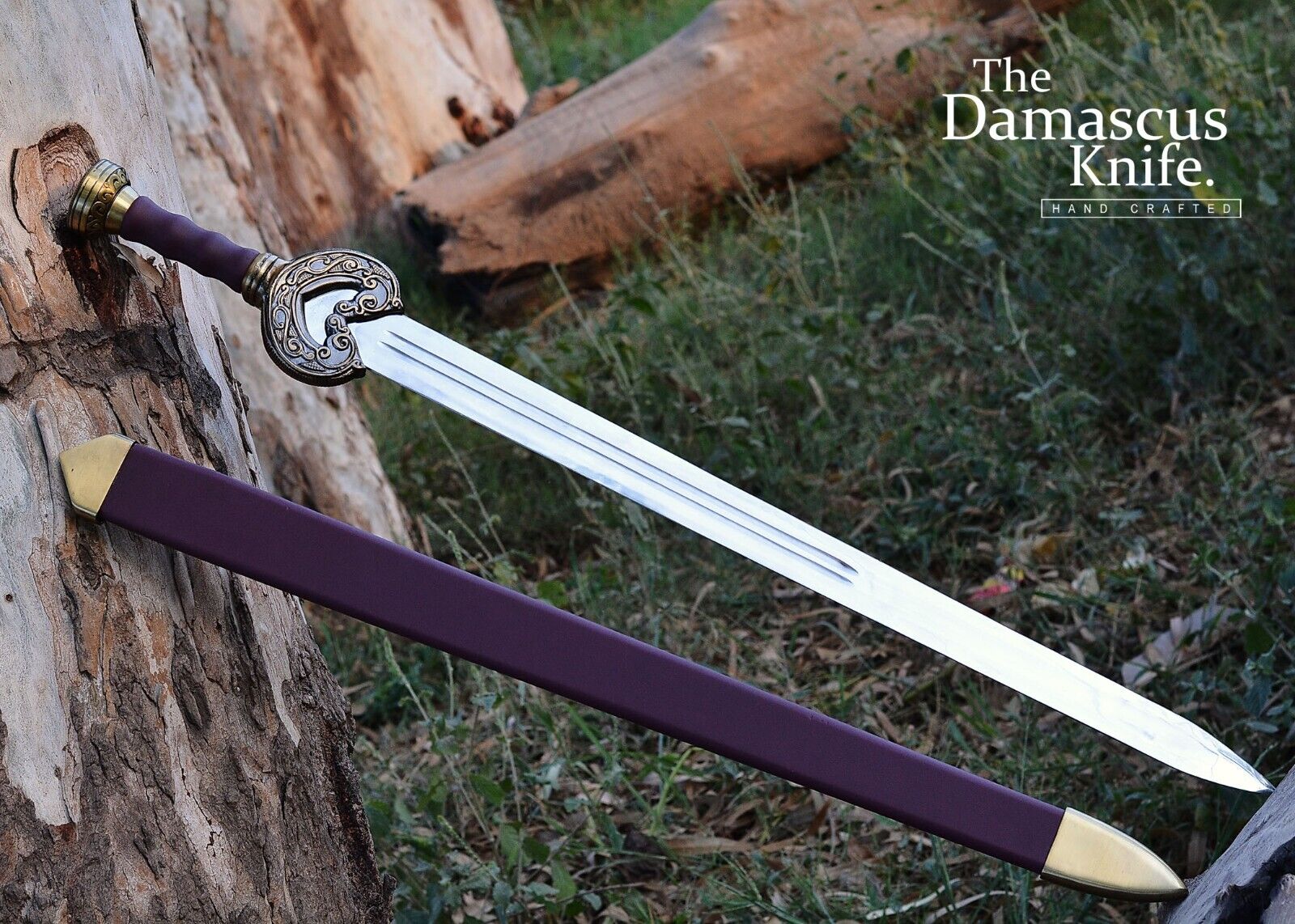 Handmade King Theoden Rohan Replica LOTR Herugrim Sword With Scabbard Gift Item