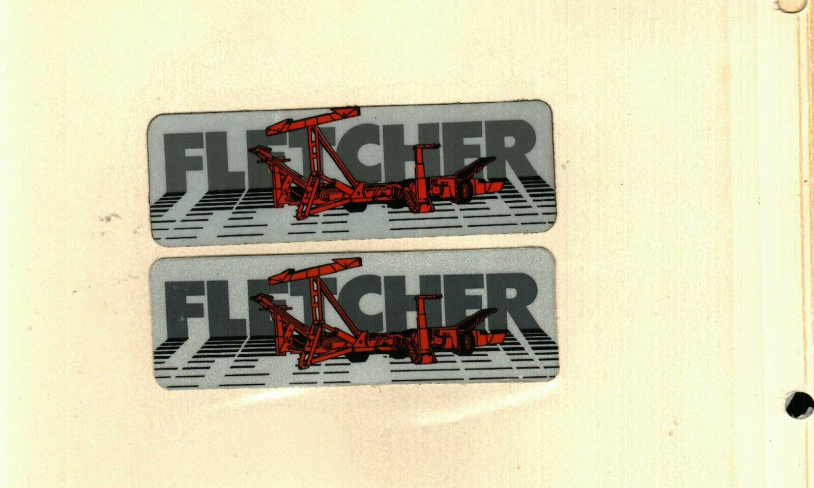 2 NICE Fletcher Coal Mining Sticker # 202