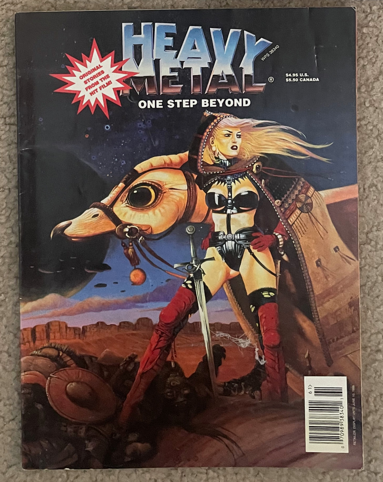 One Step Beyond Heavy Metal Magazine Vol 10 #1 Illustrated Fantasy 1996 Special