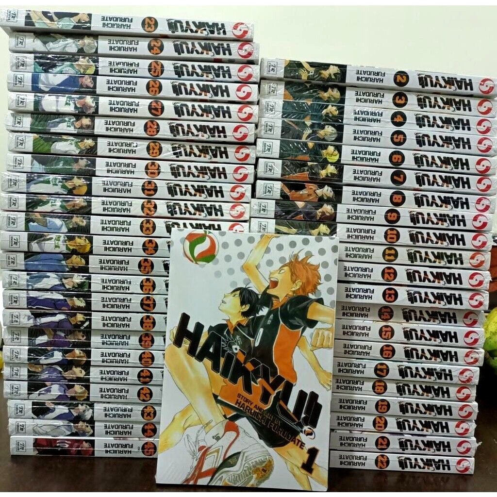 Haikyuu Set Manga Vol 1-45 Haikyuu English Comic Haruichi Furudate - Fast DHL