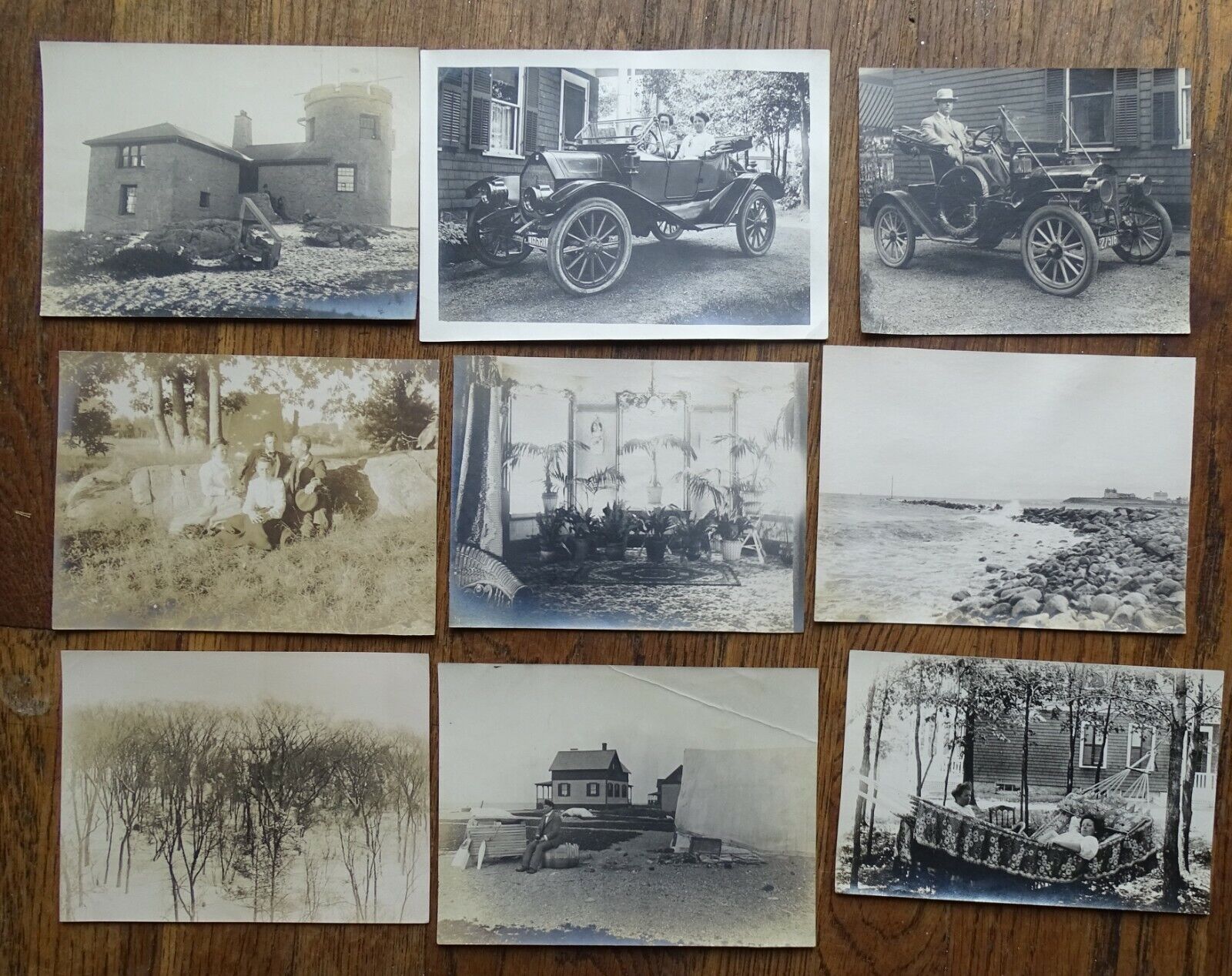 Worcester MA. Gloucester MA. & Others - Group of antique photographs (originals)