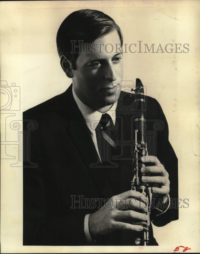 1969 Press Photo New York clarinetist Jerome L. Bunke - tua62540