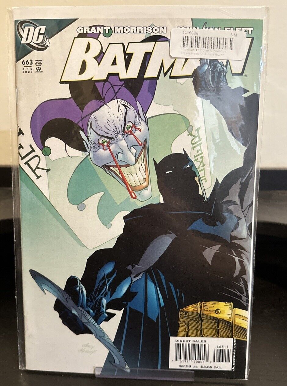 Batman, Vol. 1 (2007) #663 Joker Key Issue Andy Kubert Cover