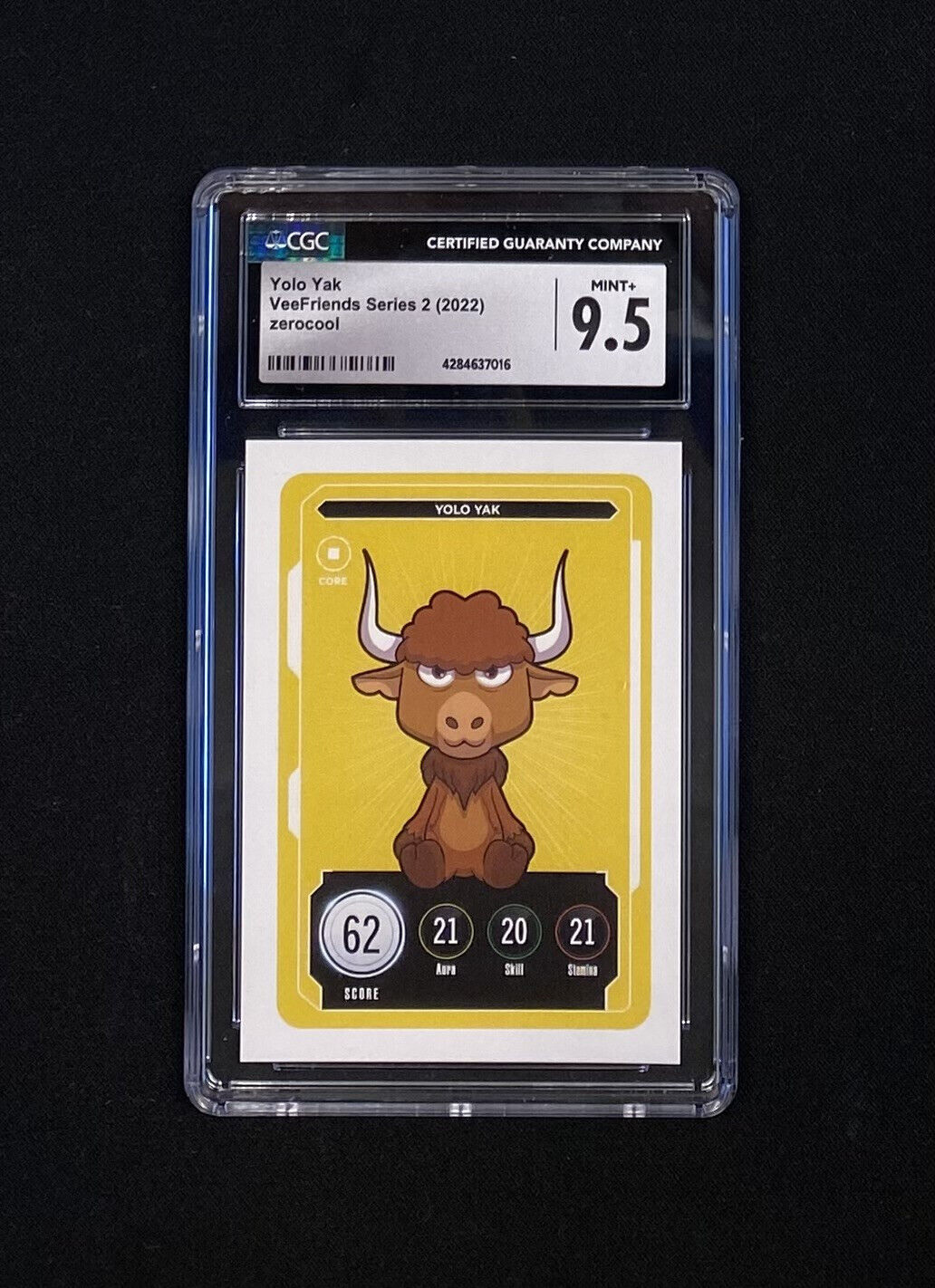 2022 VeeFriends Compete and Collect Series 2 Yolo Yak CGC 9.5 Gary Vee Owned GOO