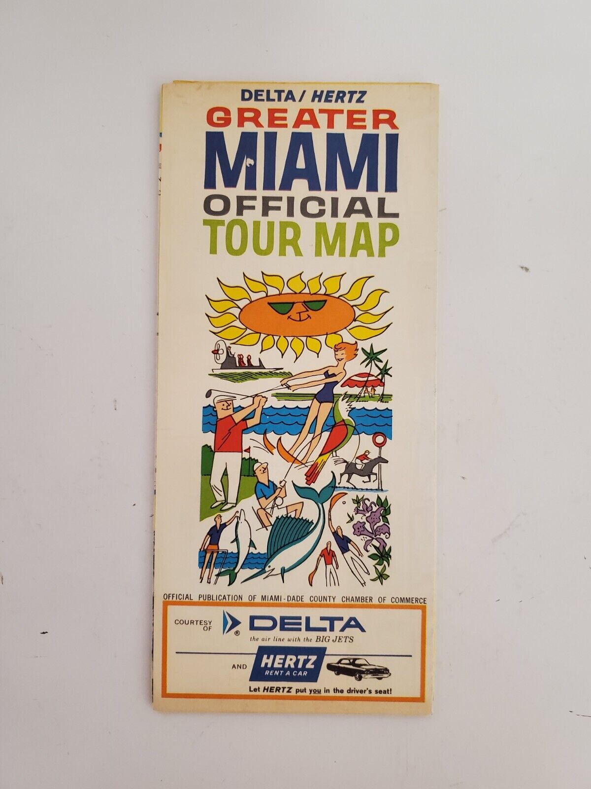 1960's ? GREATER MIAMI OFFICIAL TOUR MAP