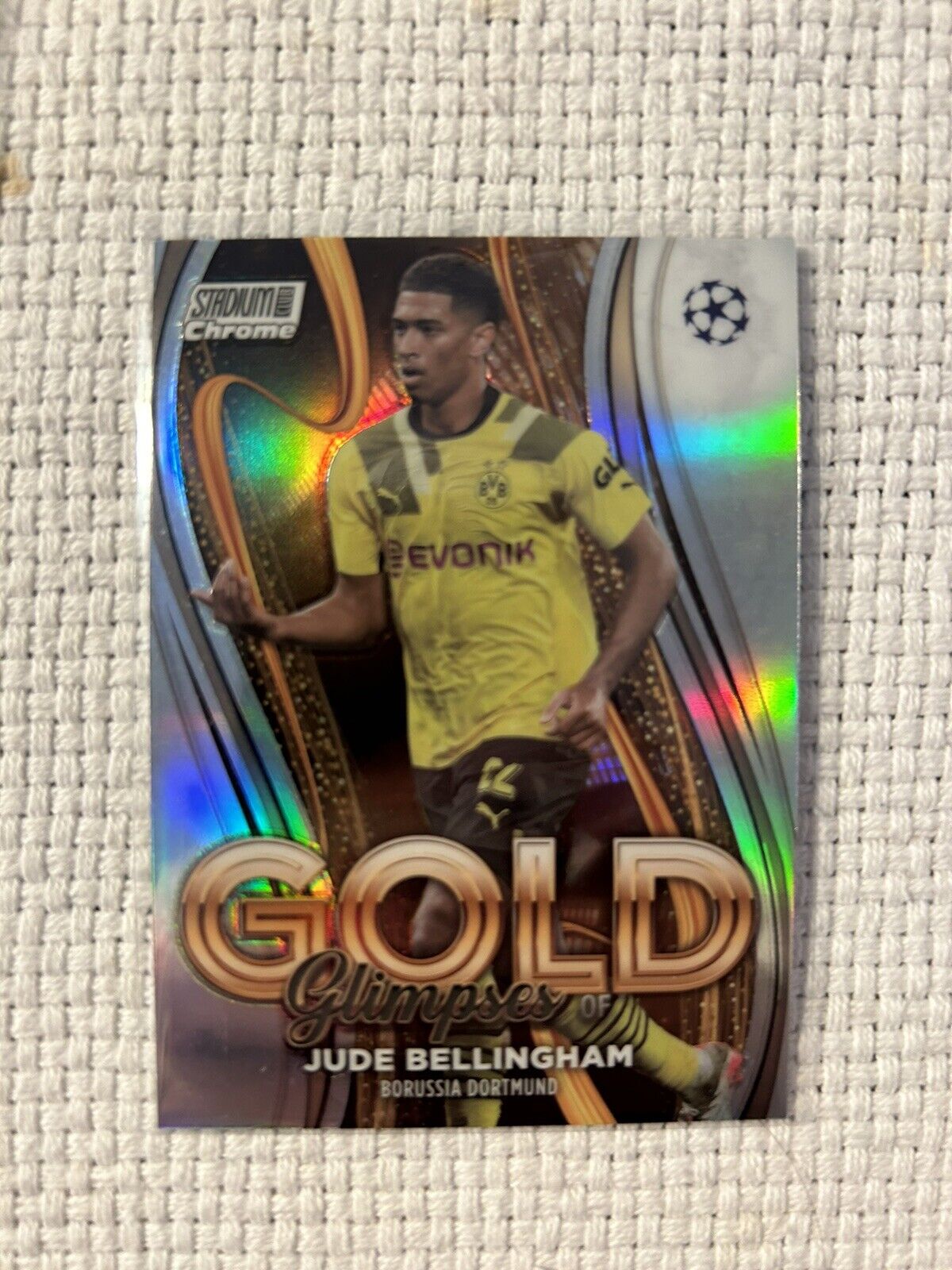 Topps Stadium Club Chrome 22/23 Glimpses Of Gold - Jude Bellingham Dortmund 