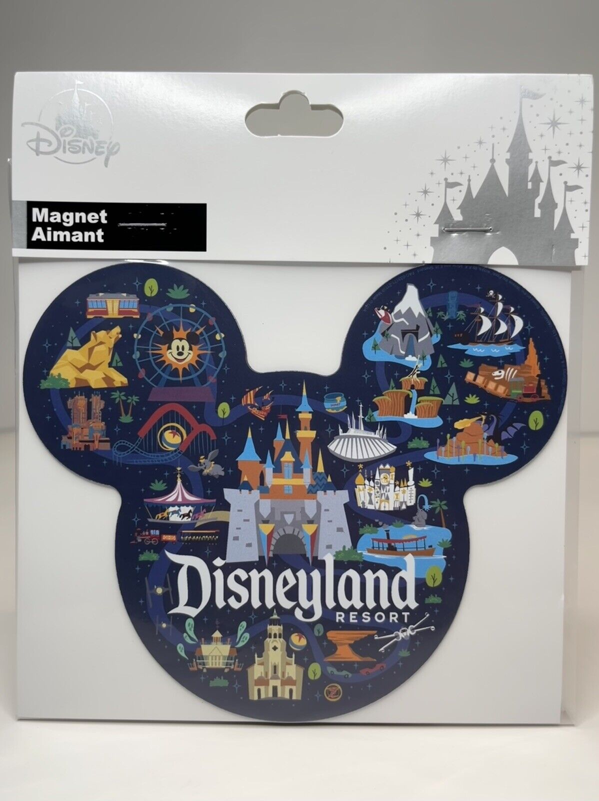 NEW Disneyland Resort PARK LIFE Car Magnet Mickey Head - Made in USA