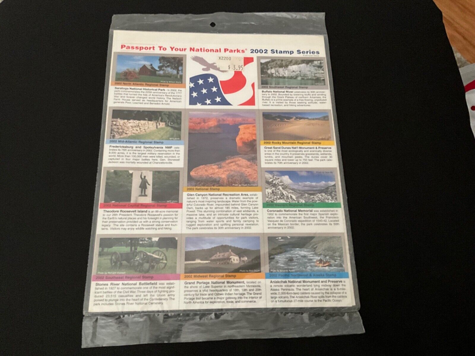 Passport to Your National Parks Stamps 2002-Sealed Package