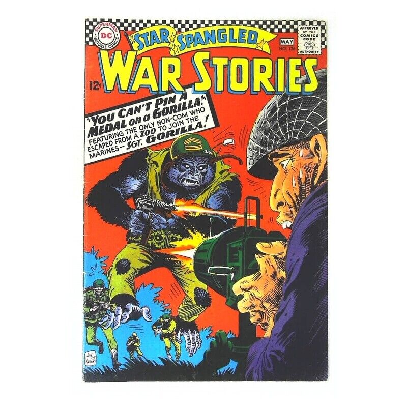 Star Spangled War Stories #126  - 1952 series DC comics Fine minus [i,