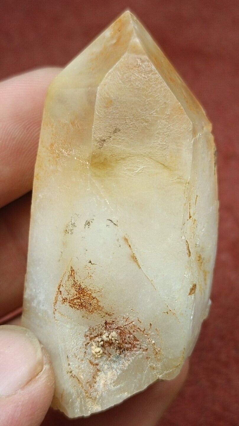 60g Rare Amphibole Aka Bone/quartz Crystal With Nice Formation Collection Piece 