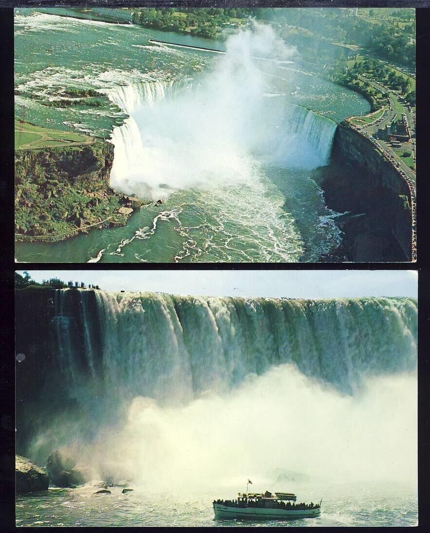 Lot 2 VTG Postcard 1978, Horseshoe Falls, Niagara Falls, Canada
